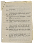 Moe Howard's 11p. Script From August 1953 for a ''Three Stooges Night Club Sketch'' Entitled ''Drag Out the Net'' -- For a Las Vegas Performance, With a Note to ''LOCALIZE'' -- Near Fine Condition